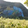 Vinales Gemälde am Berg