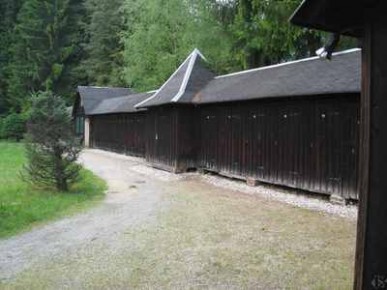 alte Umkleidekabinen