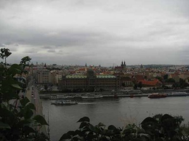 Blick auf Praha 1 und Resisdence Bene